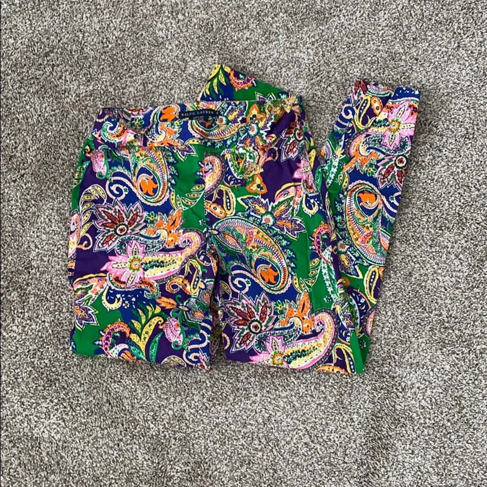 Ralph Lauren Printed Dress Pants